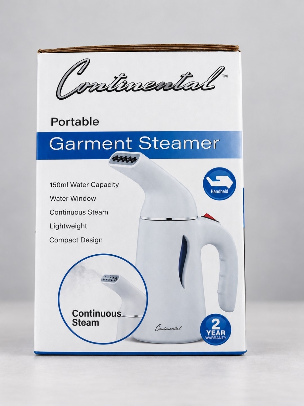 Portable Garment Steamer - White